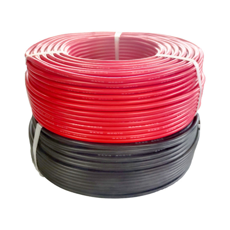 Heavy Duty Silicone Wire 2.5 mm²-25 mm², Ultra Flexible High Current Cable, Long Length Cuttable Wire for Automotive, Battery, RV & Power Systems (Bare Wire Only)