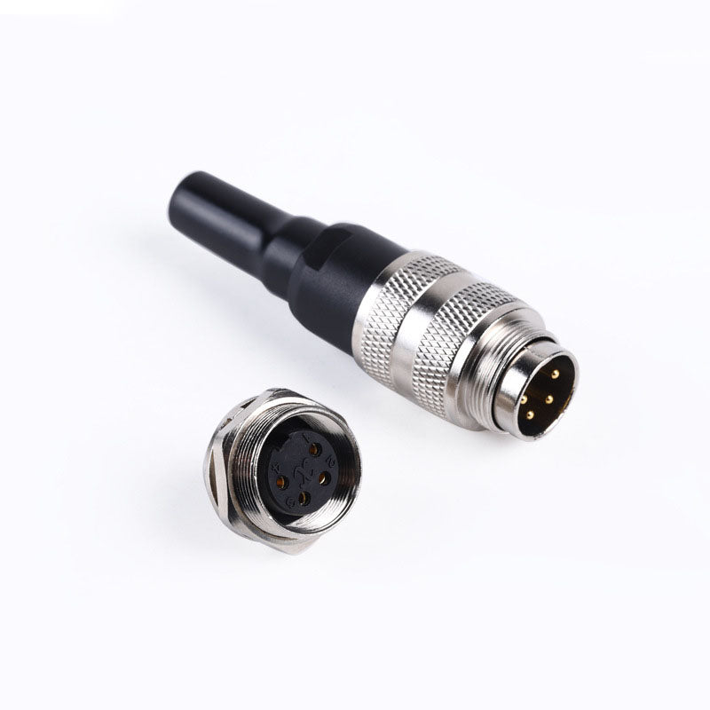 J09 M16 Circular Connector Male Female Solder Type Industrial Connector 2-8 Pin