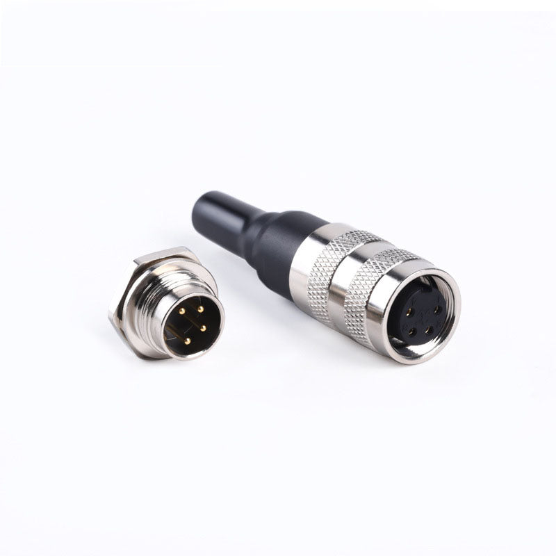 J09 M16 Circular Connector Female Male Solder Type Industrial Connector 2-8 Pin