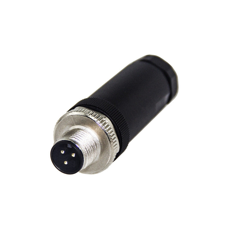 10pcs M12 A-Coded 3 Pin Connector | Industrial Sensor Connector