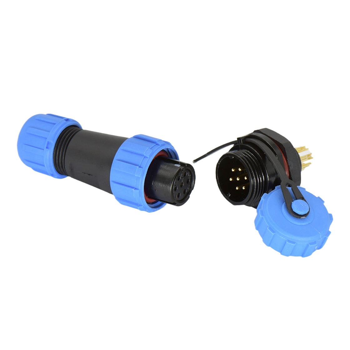 SP29 Waterproof Circular Connector Male Female IP68 Industrial Heavy Duty Connector 2-9 Pin