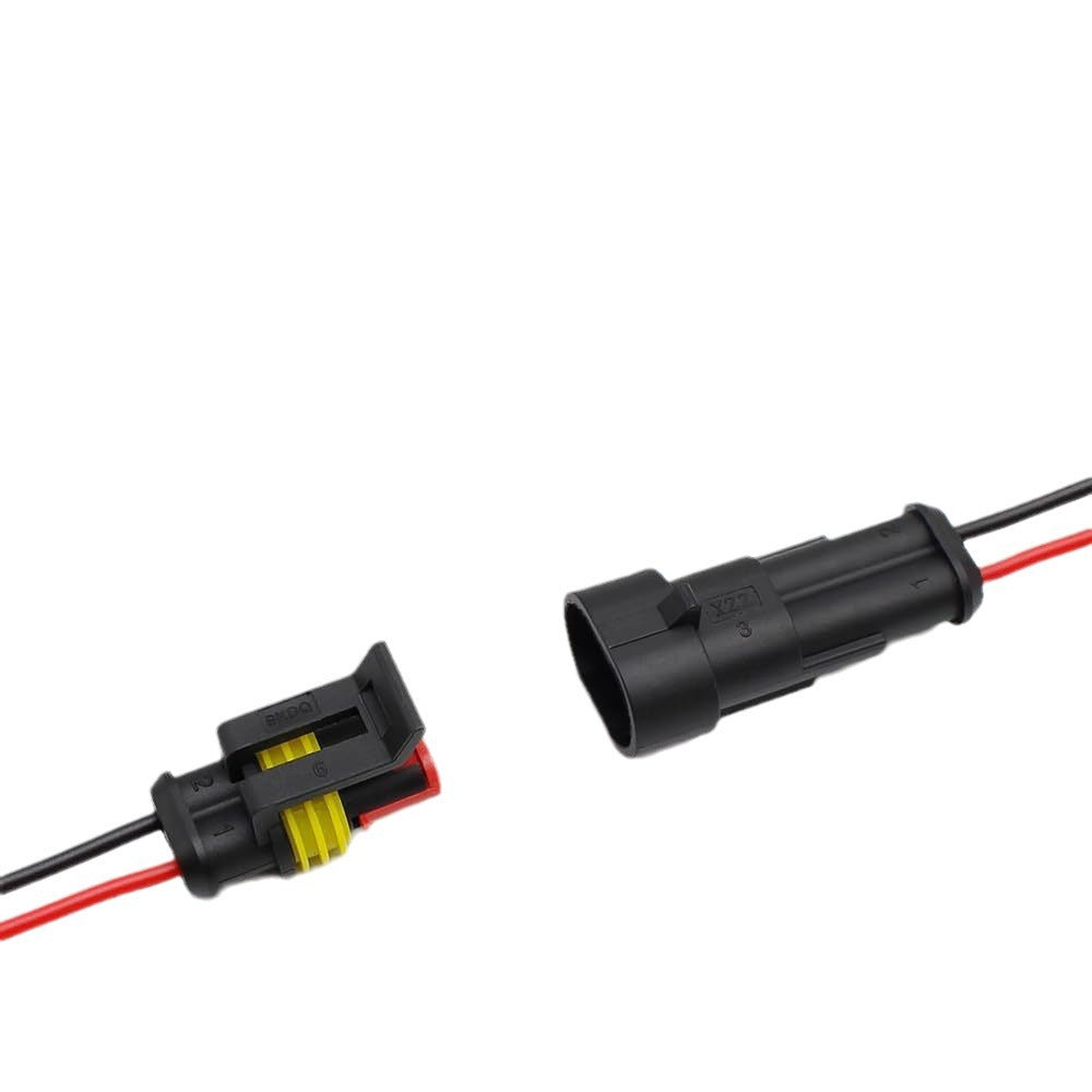 Waterproof 2-6 Pin Connector with Wire – 16 AWG Plug & Play Electrical Cable for E-Bike, EV, RC, and Industrial Applications