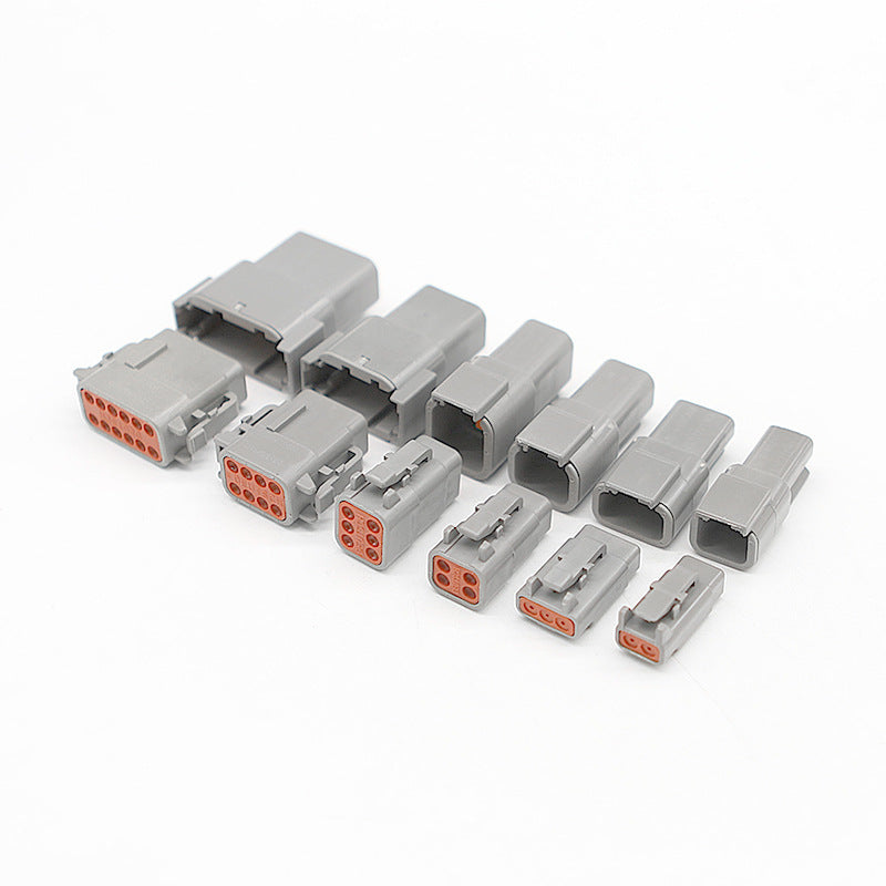 DTM Series Compatible Waterproof Connectors Kit 2 3 4 6 8 12 Pin Automotive Electrical Plugs | Alternative for Deutsch Heavy Duty Wholesale