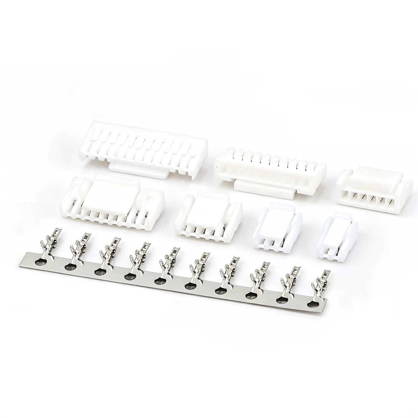 GH 1.25mm Connector Kit – Housing + Crimp Terminal Set, JST GH Compatible Wire to Board Connector Kit, 100 Sets Sample Pack