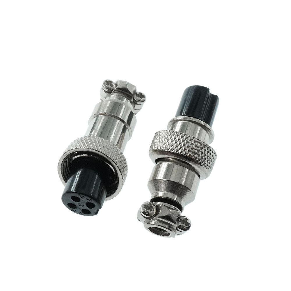 GX20 Aviation Connector 100PCS, 2–7 Pin Heavy Duty Metal Plug Socket Kit, High Current IP65 Industrial Circular Connector for Power, CNC & Automation Systems
