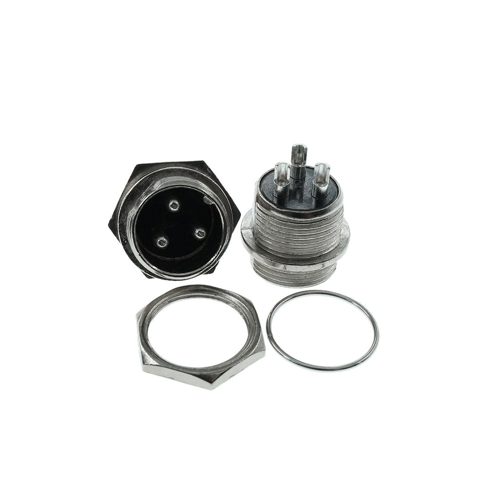 GX20 Aviation Connector 100PCS, 2–7 Pin Heavy Duty Metal Plug Socket Kit, High Current IP65 Industrial Circular Connector for Power, CNC & Automation Systems
