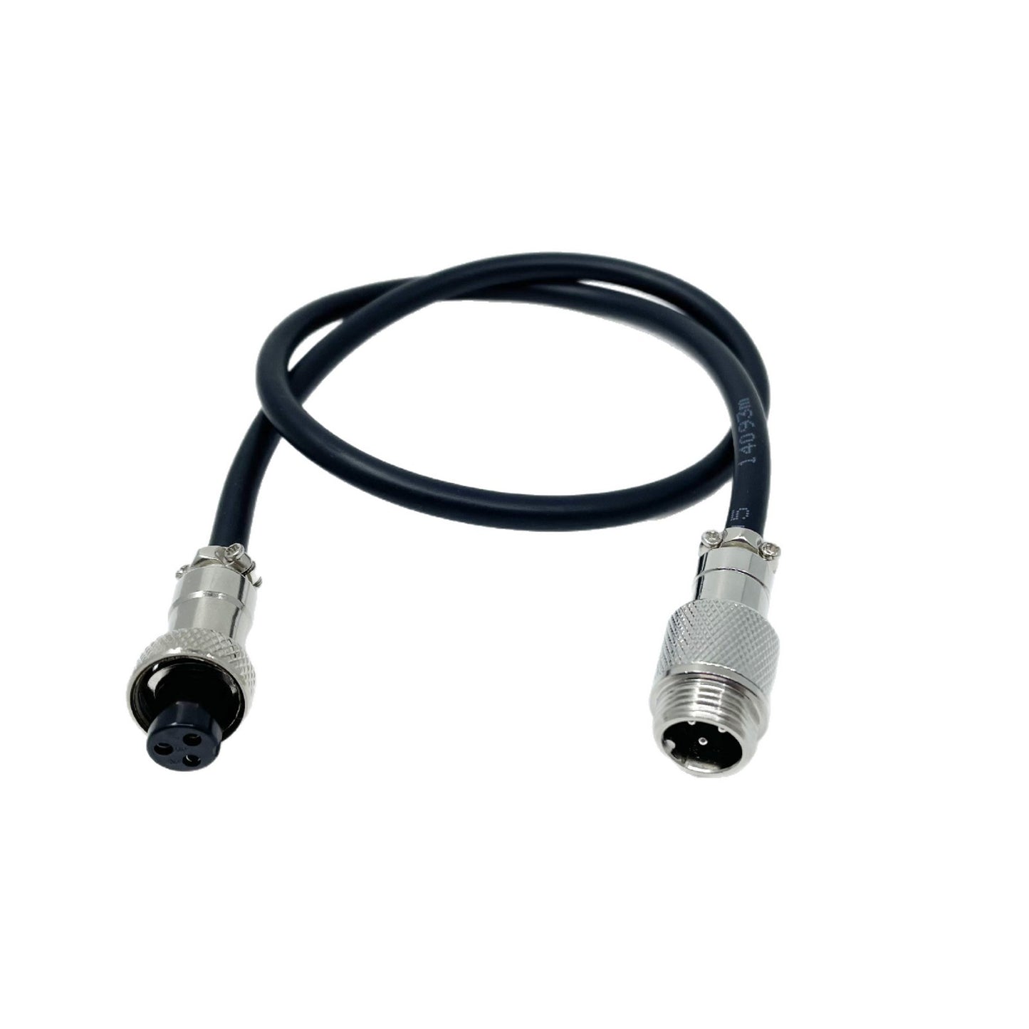 GX16 Extension Cable 4/5 Pin 1m/2m, 0.75mm² Industrial Connector Cable, Male to Female Aviation Wire for PLC, Automation & Control Systems