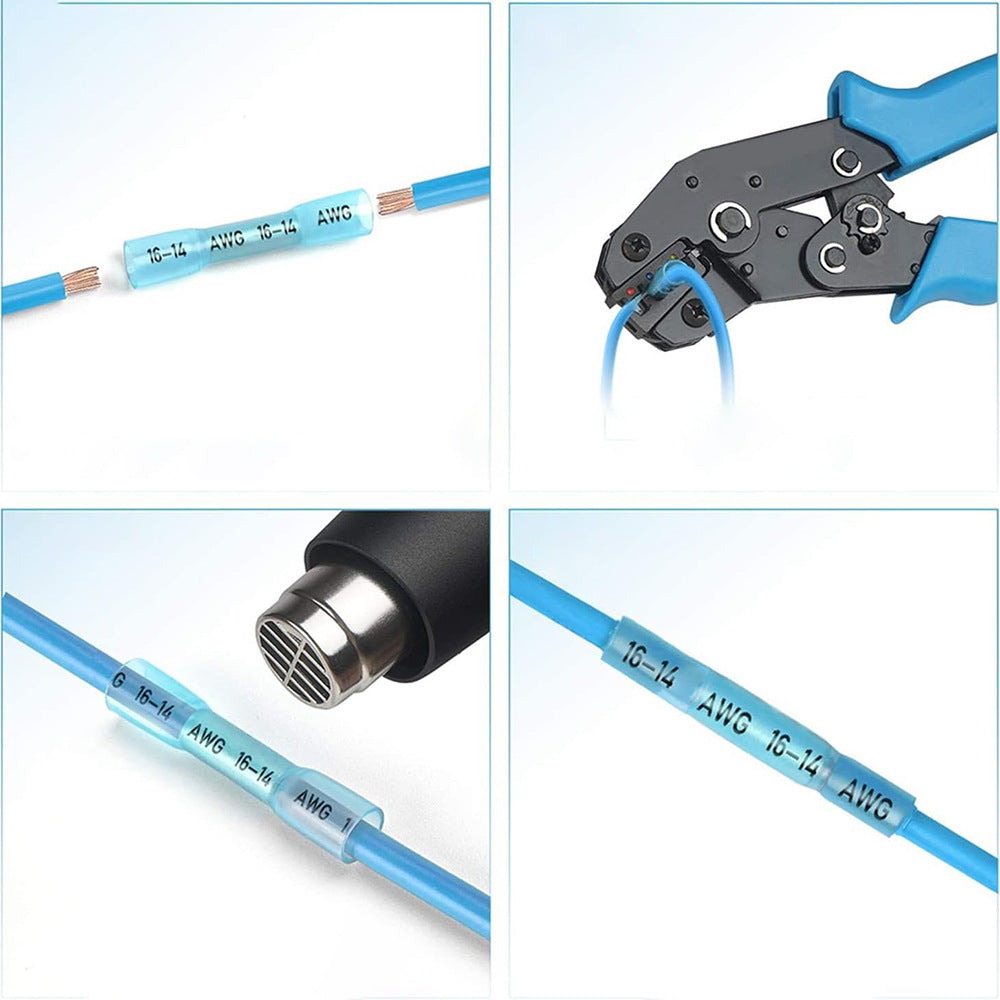 Heat Shrink Wire Connector Kit – Waterproof Butt, Ring & Spade Terminals (200/300/600pcs)