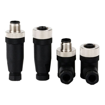10pcs M12 D-Coded 4 Pin Connector | Industrial Ethernet Connector