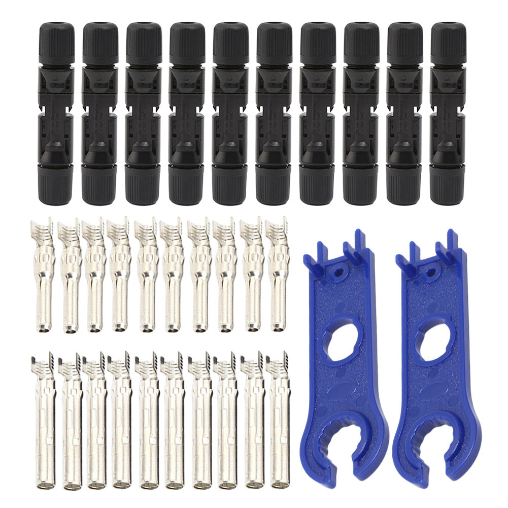 MC4 Solar Connector Kit 2.5mm² / 4mm² / 6mm² – IP67 Waterproof PV Connectors, Male & Female Plug for Solar Panels & Outdoor Systems (5/10 Sets)