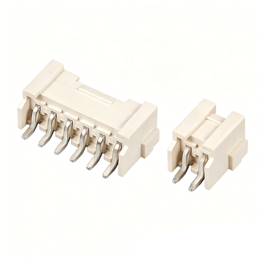 1000pcs Bulk Pack 3.96mm Pitch Right Angle SMT Male Header, Surface Mount PCB Board-to-Wire Wafer Connector with Solder Tabs (JST VH Equivalent)
