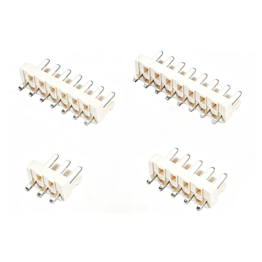 1000pcs Bulk Pack 3.96mm Pitch Vertical Straight Male Header Connectors, Top Entry DIP PCB Wafer Terminal Blocks (JST VH Equivalent, 2-Pin to 10-Pin)