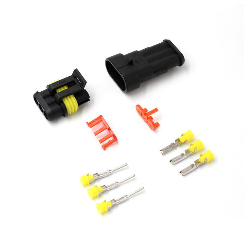 Waterproof 1-6 Pin Connector Kit – Includes Plug Housing, Terminals & Accessories for DIY, E-Bike, EV, RC & Industrial Applications