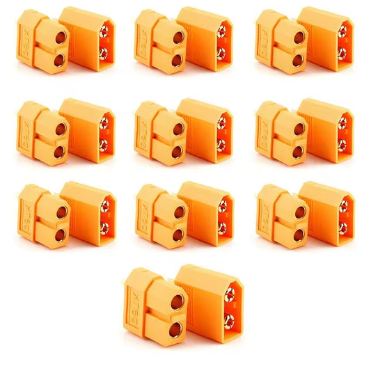 XT Connector Kit (XT30/XT60/XT90/XT120) – Heavy Duty Battery Quick Disconnect Plug & Socket, Gold-Plated for RC, EV, Drone, Solar & DIY (5/10/20 Sets)
